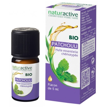 Huile Essentielle De Patchouli Bio Naturactive, 5 ml