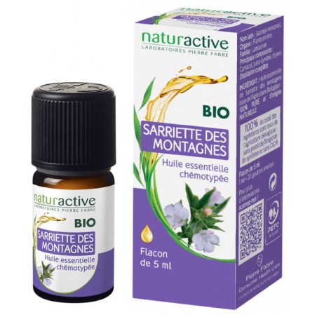 Huile Essentielle Sarriette Des Montagnes Bio Naturactive, 5 ml