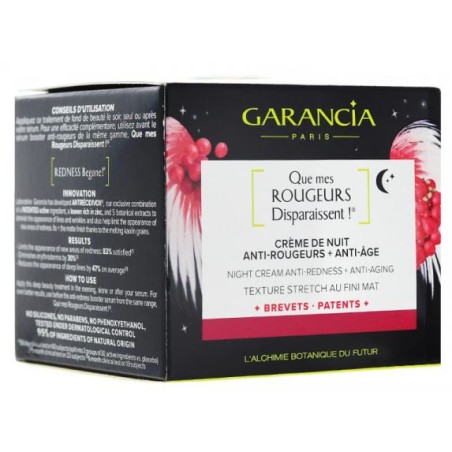 Que mes rougeurs disparaissent-night cream + anti-redness, garancia 50ml