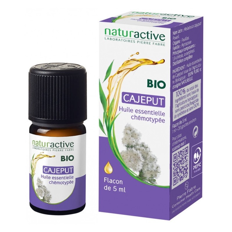 Huile Essentielle Cajeput Bio Naturactive, 5 ml