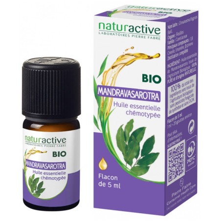 Huile Essentielle De Mandravasarotra Bio Naturactive, 5 ml