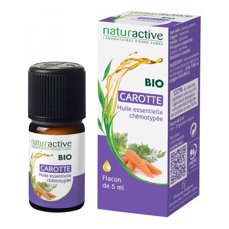 Carrot Essential Oil - Daucus Carota - Naturactive, 5ml