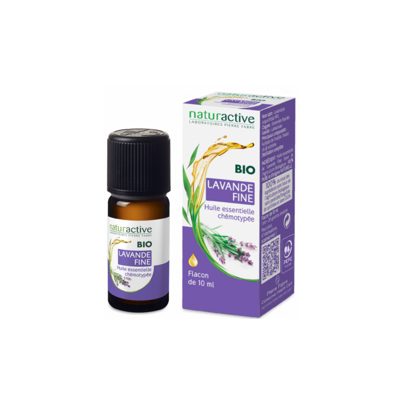 Huile Essentielle Lavande Fine Bio Naturactive, 10 ml