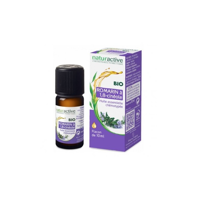 Huile Essentielle Romarin à 1,8-Cinéole Bio Naturactive 10 ml