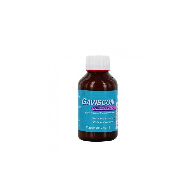Gaviscon Susp Buvable flacon de 250ML, Bicarbonate de Sodium/ Alginate de Sodium