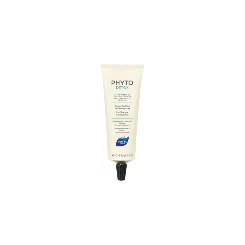Masque Purifiant Pré-shampooing - Cheveux Pollués - PhytoDetox - 125ml