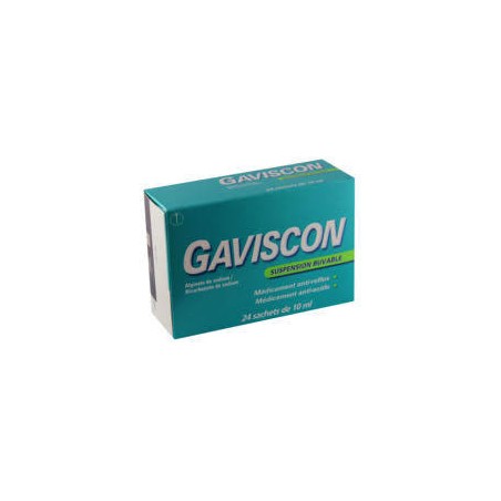 Gaviscon Antacid Solution – gastro-oesophageal reflux relief (24 x 10 ml Sachets) Air plus
