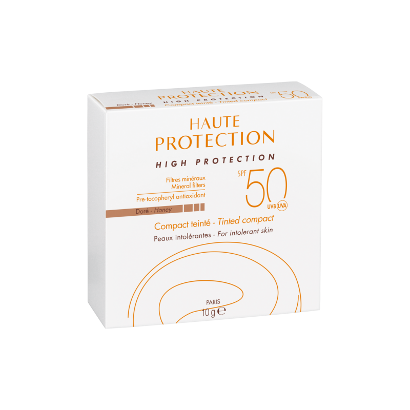 Haute Protection Solaire - Compact Doré - SPF 50 - Avène - 10 G