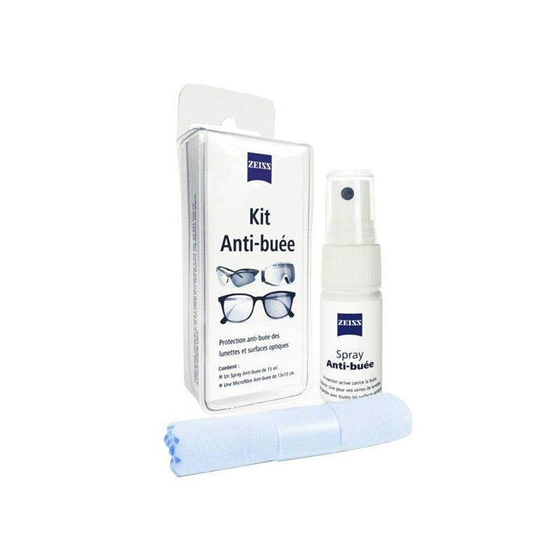  Zeiss Anti-Fog Kit 15ml + Microfiber Cloth Zeiss