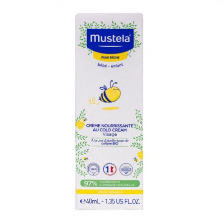 Nourishing Cream - Cold Cream - Face - Dry Skin - Mustela - 40 ml
