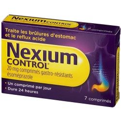 Nexium Control 20g Esomeprazole 7 tablets - Heartburn - Acid Reflux Pfizer