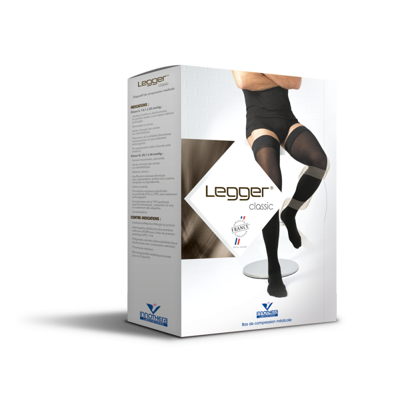 Bas autofixant de Contention Legger Classic - Classe 2 - Innothera
