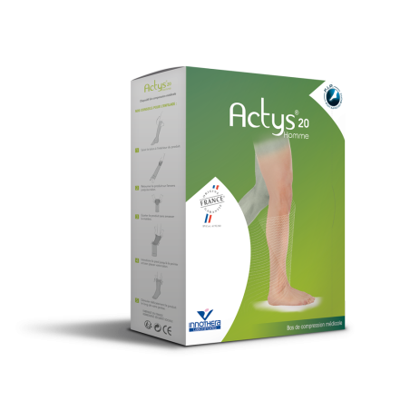 Actys 20 men's compression stockings - Class 2 - Innothera