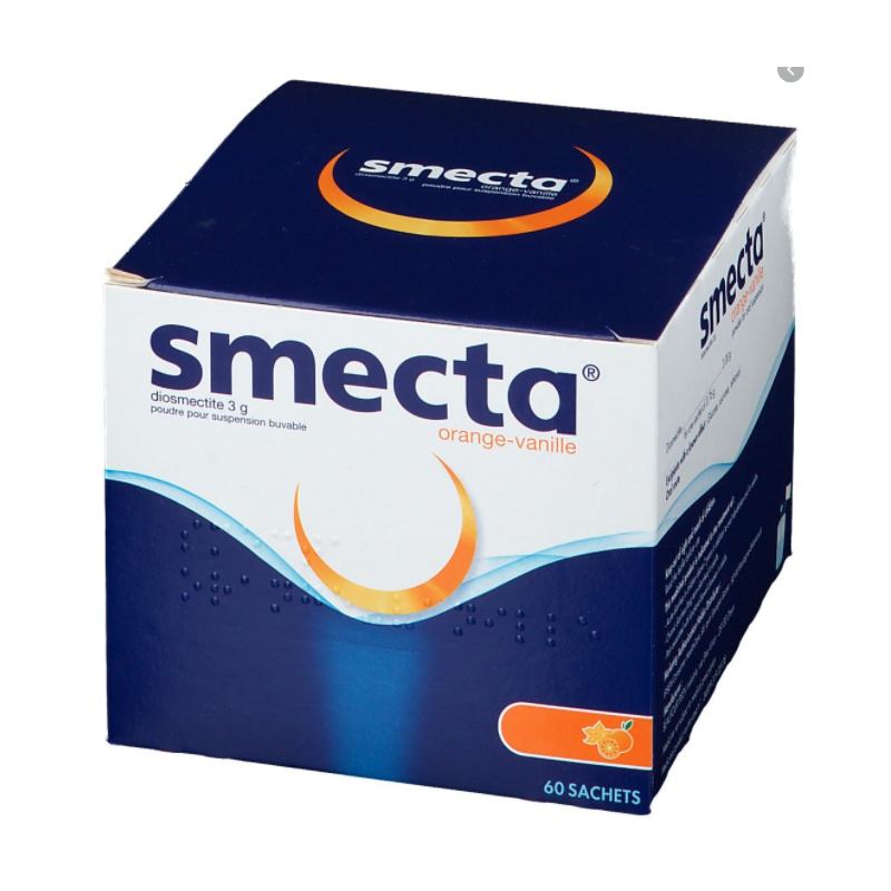 Smecta Diosmectite 3g, Diarrhoea - 60 packets Ipsen