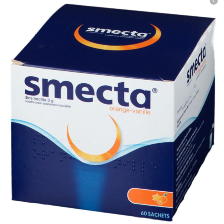 Smecta Diosmectite 3g, Diarrhoea - 60 packets Ipsen