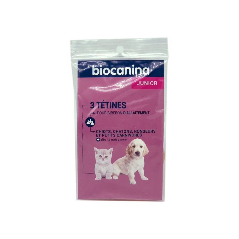 Teats for nursing bottles - Biocanina - From birth - 3 Teats