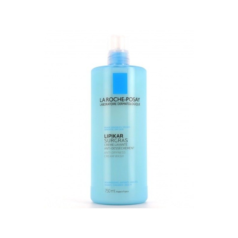  Lipikar Surgras Anti-Dryness Cleansing Cream - La Roche-Posay, 750 ml La Roche Posay