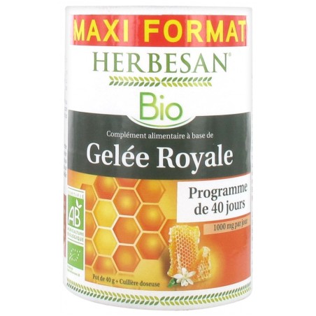 Herbesan Bio - Royal Jelly - Maxi Size - 40 days Herbesan
