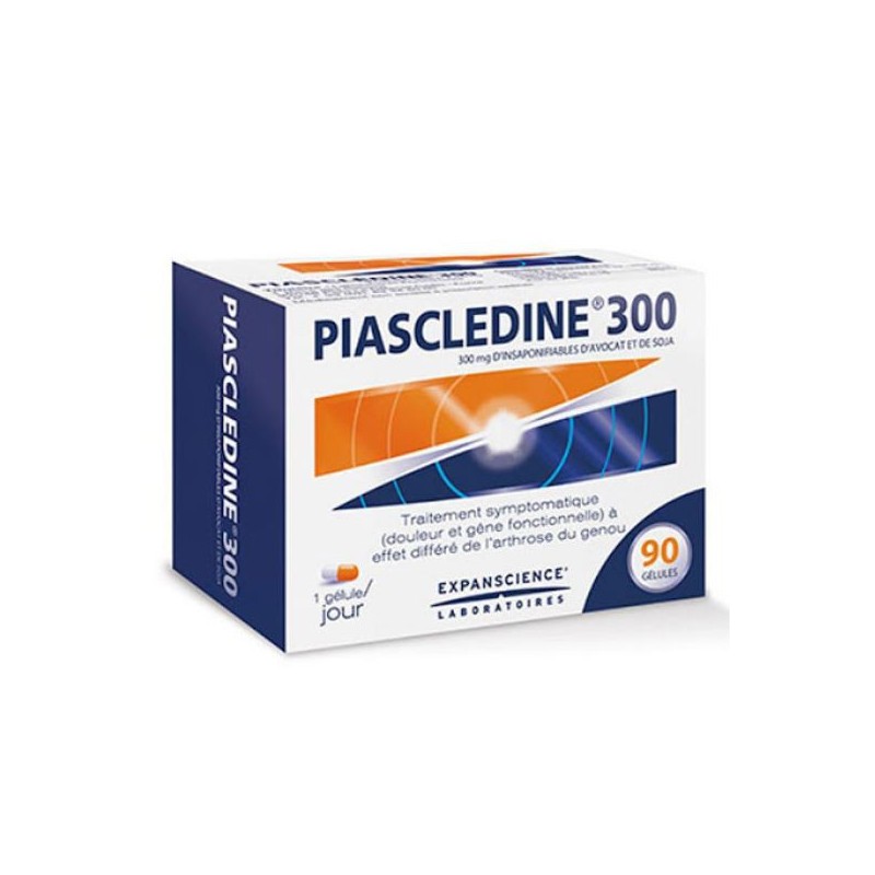 Piascledine 300 - Symptomatic Treatment of Osteoarthritis - Avocado and Soya Oils - 90 Capsules