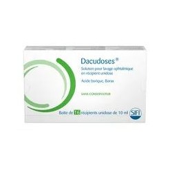 Dacudoses, Ophtalmic Wash, preservative-free, 24x10ml doses Théa