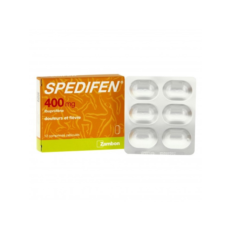 Spedifen 400mg, Pains & fever, 12 tablets, Ibuprofen