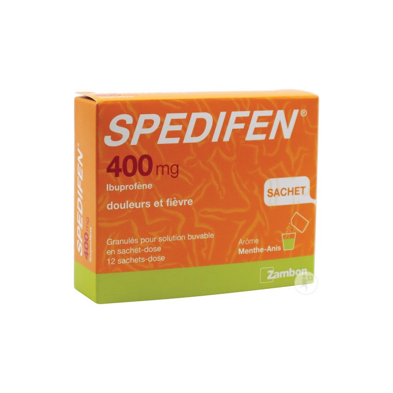 Spedifen 400mg, Dental Pain,12 Sachets, Ibuprofen