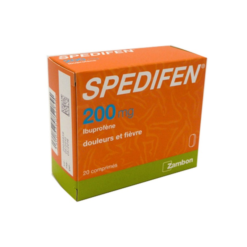 Spedifen 200mg Ibuprofène, Douleurs Fiêvre, 20 Comprmés