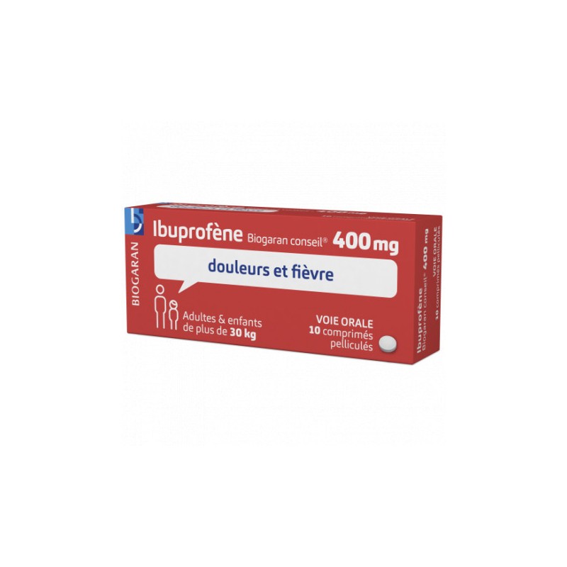  Ibuprofen Biogaran Conseil 400 mg - 10 Film-coated tablets Biogaran Conseil