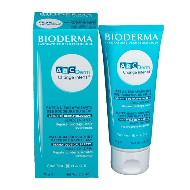 Pâte à l'eau apaisante - Change intensif  - Abcderm - 75 g