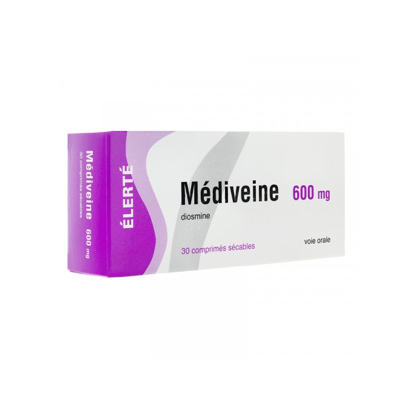 Médiveine 600mg Diosmin - 30 tablets Médiveine
