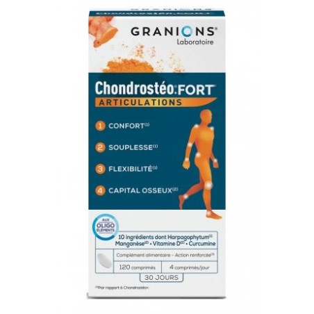 Chondrostéo Fort - Articulations - Granions - 160 comprimés