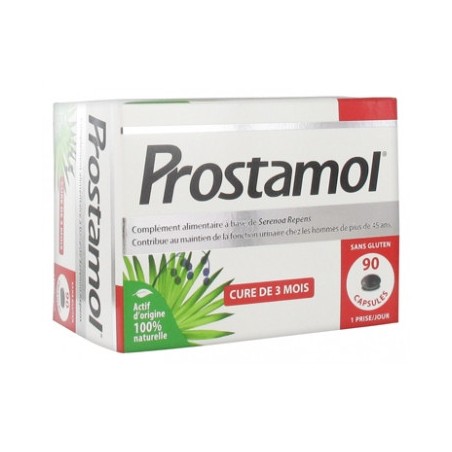 Offre Cure 3 Mois Prostamol Complément alimentaire Serenoa Repens, Fonction urinaire, 90 capsules molles