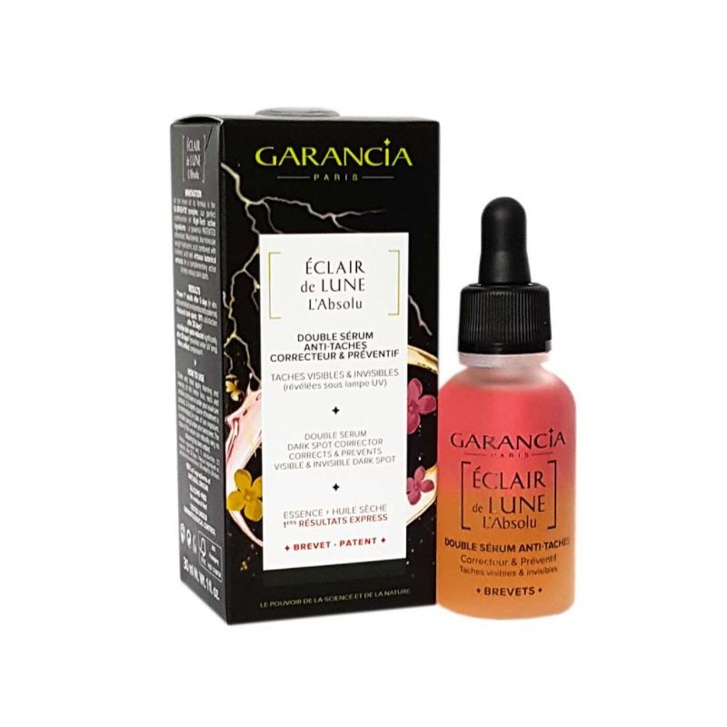 Eclair de lune "l'absolu"- double anti-dark spot serum- garancia 30 ml