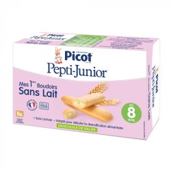 Mes Premiers Boudoirs - Sans Lait - Dès 8 Mois - Picot - 6 Sachets Fraicheur de 4 Boudoirs