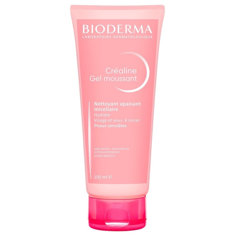  Créaline Foaming Gel - Cleansing, Soothing - Bioderma - 100ml Bioderma