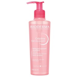 Créaline Gel Moussant - Nettoyant, Apaisant - Bioderma - Flacon Pompe 200ml