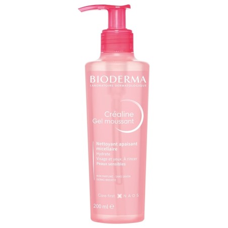 Créaline Foaming Gel - Cleansing, Soothing - Bioderma - Pump Bottle 200ml Bioderma