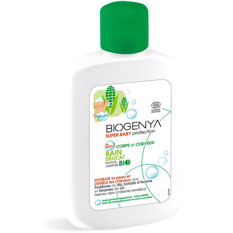 Bain Délicat Corps et Cheveux - Super Baby Protection - Biogenya - 400mL