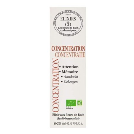 Les Fleurs de Bach Concentration - Elixirs & Co - 20mL