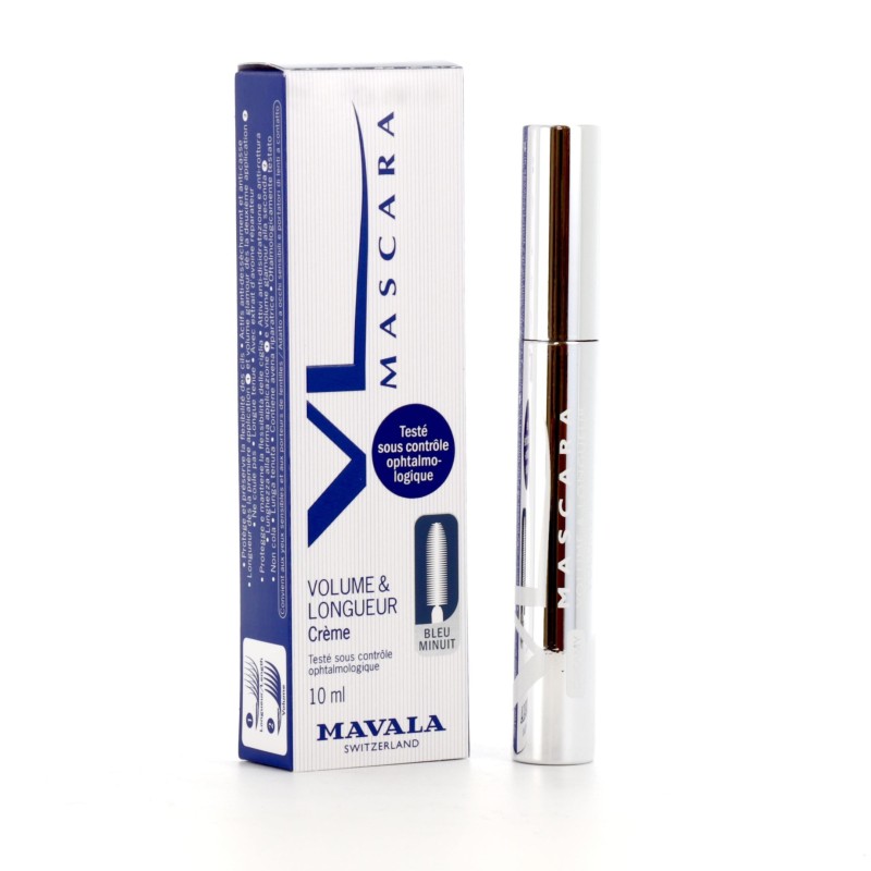 Mascara Volume & Longueur Crème - Bleu minuit - Mavala - 10 ml