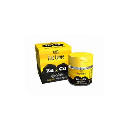 OligoClassics - Zn + Cu - S.I.D. Nutrition - 30 Comprimés