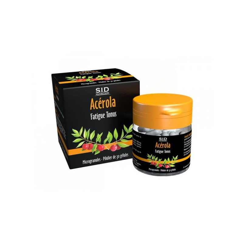 Fatigue Tone - Acérola - S.I.D. Nutrition - 30 Tablets