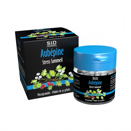 Stress Sommeil - Aubépine - S.I.D. Nutrition - 30 Comprimés