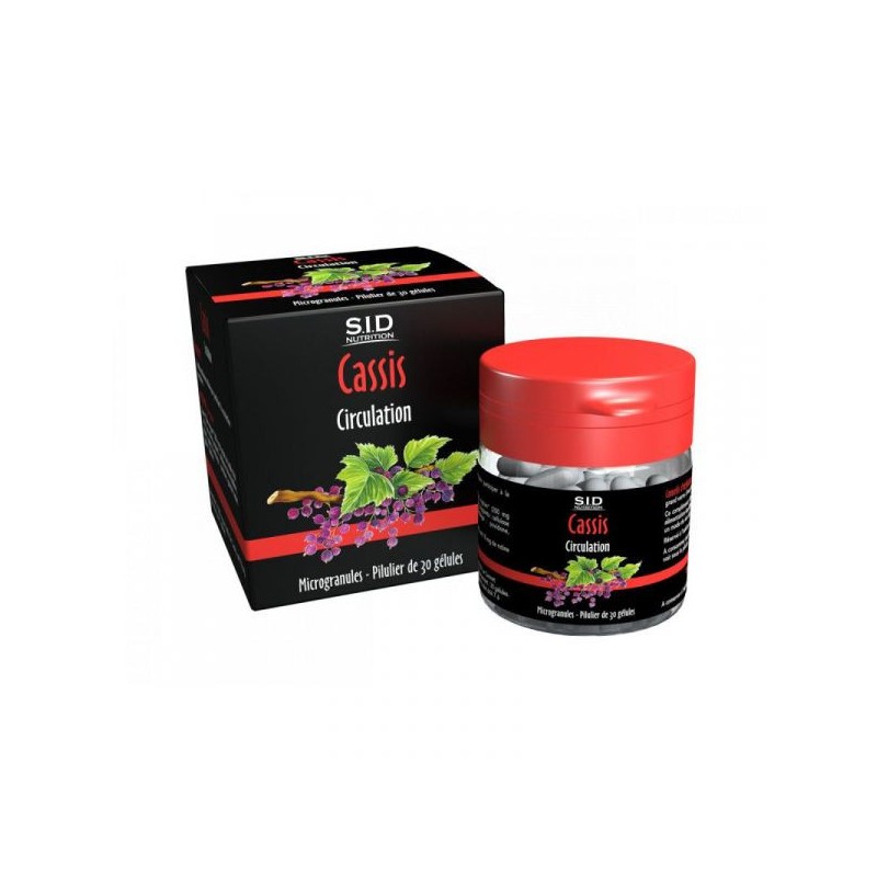 Circulation - Blackcurrent - S.I.D. Nutrition - 30 Tablets
