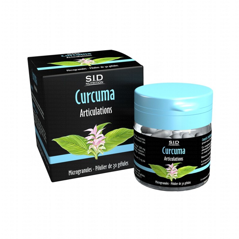 Articulations - Curcuma - S.I.D. Nutrition - 30 Comprimés