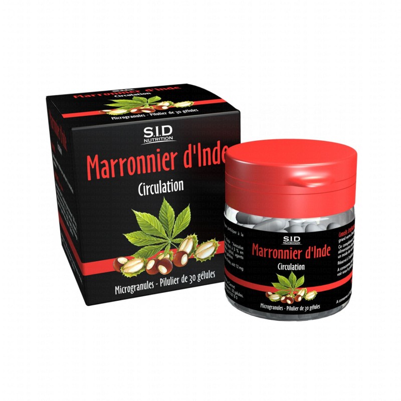 Circulation - Horse chestnut - S.I.D. Nutrition - 30 Tablets
