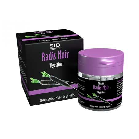 Digestion - Radis Noir - S.I.D. Nutrition - 30 Comprimés