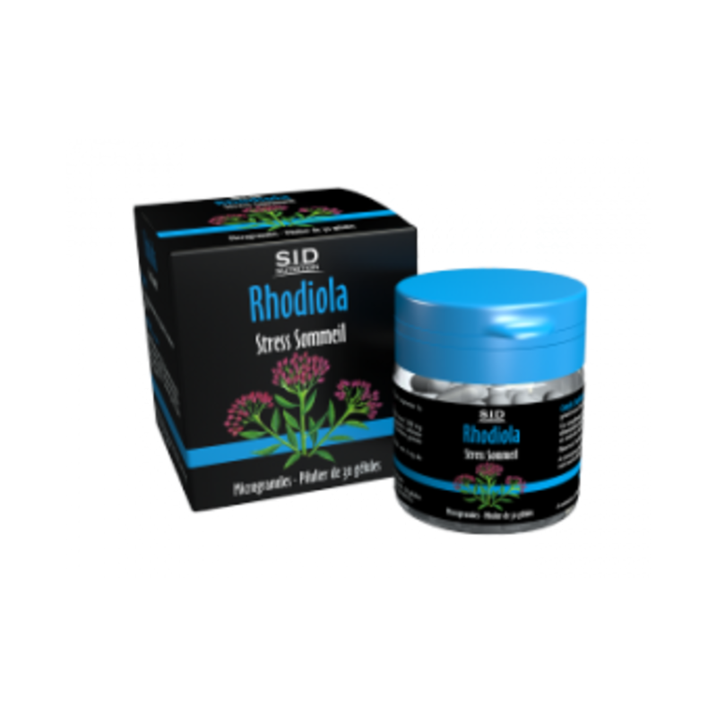 Stress Sommeil - Rhodiola - S.I.D. Nutrition- 30 Comprimés