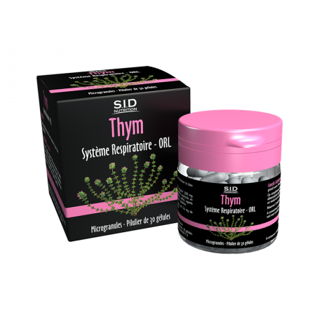 Respiratory System - ORL - Thyme - S.I.D. Nutrition - 30 Tablets