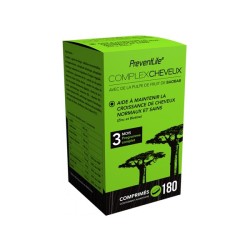 Complex Cheveux - PreventLife - S.I.D. Nutrition - 180 Comprimés